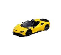Macchinine in Metallo Pressofuso 1:64 Per Ferrari SF90 Convertible Metallic Yellow Modello Da Collezione In Resina Invia Un Fidanzato Fan Sport Motoristici Corsa