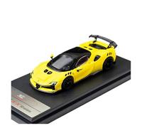 Macchinine in Metallo Pressofuso 1:64 Per Ferrari SF90 XX Stradale Supercar Hardtop Edition Modello Di Auto In Lega Decorazione Spaziale Multicolore Fan Sport Motoristici Corsa(Yellow)