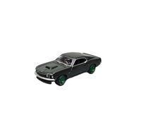 Macchinine in Metallo Pressofuso 1:64 Per Ford Mustang BOSS 429 Berlina Nera Del 1969 Con Ruote Verdi In Lega Raro Veicolo Giocattolo Fan Sport Motoristici Corsa