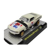 Macchinine in Metallo Pressofuso 1/64 Per Ford Mustang Nhra Funny Car 1969 Modello Da Collezione In Lega Veicolo In Metallo Ornamento Per Sala Studio Fan Sport Motoristici Corsa