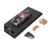 Macchinine in Metallo Pressofuso 1:64 Per Il Modello Auto In Lega BMW 507 Cabriolet Del 1957 Con Tetto Rigido E Tetto Morbido Ornamenti In Metallo Fan Sport Motoristici Corsa(Gray Soft Top)