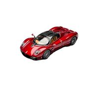 Macchinine in Metallo Pressofuso 1:64 Per Il Modello Auto In Lega Multicolore Della Supercar Pagani Utopia Modello Realistico Dettagliato E Esposizione Fan Sport Motoristici Corsa(Red)