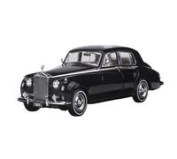 Macchinine in Metallo Pressofuso 1:64 Per Il Modello Di Auto D'epoca Rolls Royce Silver Cloud Del 1965 In Lega Pressofusa Nera E Bianca Fan Sport Motoristici Corsa(Black)