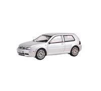Macchinine in Metallo Pressofuso 1:64 Per Il Modello Di Auto In Lega Commemorativa Volkswagen Golf GTI Di Quarta Generazione A 2 Porte E 4 Porte Fan Sport Motoristici Corsa(White)