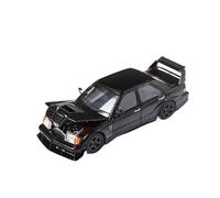 Macchinine in Metallo Pressofuso 1:64 Per Il Modello Di Auto In Lega Nera Mercedes-Benz W201 190E Hwa Concept Per Amici E Parenti Fan Sport Motoristici Corsa