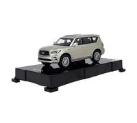 Macchinine in Metallo Pressofuso 1:64 Per Infiniti QX80 2020 Modello Di Auto In Lega 8 Cm Multicolore Veicolo In Metallo Gioco Giocattolo Da Interno Fan Sport Motoristici Corsa(Gold)