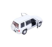 Macchinine in Metallo Pressofuso 1:64 Per Isuzu 1998-2002 Trooper/Big Horn Modello Di Auto In Lega Bianca Con Porta Apribile E Display Per Feste Fan Sport Motoristici Corsa