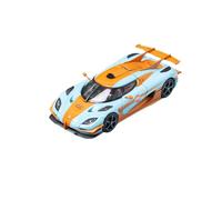 Macchinine in Metallo Pressofuso 1/64 Per Koenigsegg One1 Il Coperchio Posteriore Può Essere Aperto Modelli Auto In Lega Supercar Giocattoli Per Interni Fan Sport Motoristici Corsa(Blue)