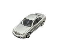 Macchinine in Metallo Pressofuso 1:64 Per La Collezione Di Modelli Di Veicoli Realistici In Lega A Quattro Occhi Mercedes-Benz E63 W211 Classic Fan Sport Motoristici Corsa(Silver)