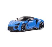Macchinine in Metallo Pressofuso 1:64 Per La Della Supercar Lykan Fenyr SuperSport In Resina Modello Vintage Car Craft Per Gli Amanti Delle Collezioni Fan Sport Motoristici Corsa(Blue)