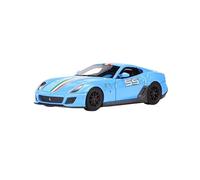 Macchinine in Metallo Pressofuso 1:64 Per La Ferrari 599 GTO Modello Di Auto In Resina Con Simulazione Di Supercar Decorazione Multicolore Da Collezione Fan Sport Motoristici Corsa(Blue)