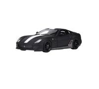 Macchinine in Metallo Pressofuso 1:64 Per La Ferrari 599 GTO Modello Di Auto In Resina Con Simulazione Di Supercar Decorazione Multicolore Da Collezione Fan Sport Motoristici Corsa(Black)