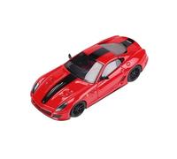 Macchinine in Metallo Pressofuso 1:64 Per La Ferrari 599 GTO Modello Di Auto In Resina Con Simulazione Di Supercar Decorazione Multicolore Da Collezione Fan Sport Motoristici Corsa(Red)
