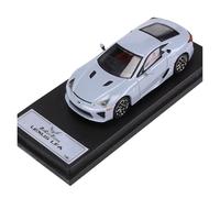 Macchinine in Metallo Pressofuso 1:64 Per La Versione Aggiornata Del Modello Di Auto Giocattolo In Lega Lexus LFA Replica Pressofusa In Scala Fan Sport Motoristici Corsa(Gray)