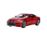 Macchinine in Metallo Pressofuso 1:64 Per Lexus LC500h Modello Di Auto In Lega In Scala Mini Due Colori Auto Giocattolo Pressofusa Opzionale Fan Sport Motoristici Corsa(Red)