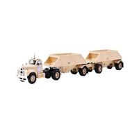 Macchinine in Metallo Pressofuso 1/64 Per Mack B-61T + Rimorchio Ribaltabile Inferiore 1957 Modello Rimorchio In Lega Pressofusa Edizione Da Collezione Fan Sport Motoristici Corsa