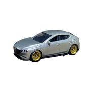 Macchinine in Metallo Pressofuso 1/64 Per Mazda 3 Fuori Catalogo Modello Di Auto Giocattolo In Lega Da Collezione Decorazione Per La Casa Argento Fan Sport Motoristici Corsa