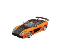 Macchinine in Metallo Pressofuso 1:64 Per Mazda Veilside RX7 Modello Di Auto In Lega Arancione Con Decorazione In Metallo Pressofuso Fan Sport Motoristici Corsa