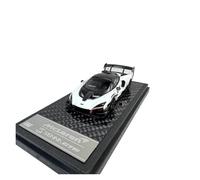 Macchinine in Metallo Pressofuso 1:64 Per McLaren Senna GTR Senna Modello Di Supercar In Lega Con Ala Posteriore Nera In Esposizione Fan Sport Motoristici Corsa