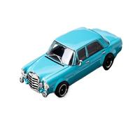 Macchinine in Metallo Pressofuso 1:64 Per Mercedes Benz 300sel Blue Pig Painting Modello Di Auto In Lega Piccola Berlina Classica Ingresso Espositivo Fan Sport Motoristici Corsa