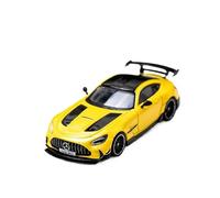 Macchinine in Metallo Pressofuso 1:64 Per Mercedes-Benz AMG GT Black Series Yellow Alloy Car Model Elegante Decorazione Per La Casa Sportiva Fan Sport Motoristici Corsa