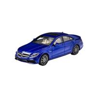 Macchinine in Metallo Pressofuso 1:64 Per Mercedes Benz CLS63 AMG Modello Di Auto In Resina Bianco Blu Veicolo Pressofuso Da Esposizione Fan Sport Motoristici Corsa(Blue)