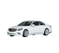 Macchinine in Metallo Pressofuso 1:64 Per Mercedes-Benz S65 AMG Modello Di Auto In Lega Bianca E Verde Veicolo Classico A Due Porte Fan Sport Motoristici Corsa(White)