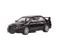 Macchinine in Metallo Pressofuso 1:64 Per Mitsubishi Lancer EVO 9a Generazione Edizione Collezione Modello Di Auto In Lega Decorazione In Piccola Scala Fan Sport Motoristici Corsa(Black)
