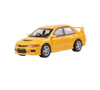 Macchinine in Metallo Pressofuso 1:64 Per Mitsubishi Lancer EVO 9a Generazione Edizione Collezione Modello Di Auto In Lega Decorazione In Piccola Scala Fan Sport Motoristici Corsa(Yellow)