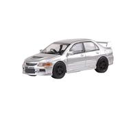 Macchinine in Metallo Pressofuso 1:64 Per Mitsubishi Lancer EVO 9a Generazione Edizione Collezione Modello Di Auto In Lega Decorazione In Piccola Scala Fan Sport Motoristici Corsa(Silver)
