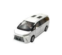 Macchinine in Metallo Pressofuso 1:64 Per Modello Di Auto In Lega Lexus LM Di Seconda Generazione Decorazione Auto In Bianco E Nero Fan Sport Motoristici Corsa(White)