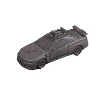 Macchinine in Metallo Pressofuso 1:64 Per Nissan GTR (BNR34) Mad Max End Of The World Edition Modello Di Auto Modificata Ornamenti Spaziali Fan Sport Motoristici Corsa(Brown A)