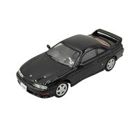 Macchinine in Metallo Pressofuso 1/64 Per Nissan Silvia S14 1996 Modello Di Auto Berlina Classica In Lega Con Guida A Destra Nera Da Esporre All'ingresso Fan Sport Motoristici Corsa