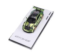 Macchinine in Metallo Pressofuso 1:64 Per Porsche 911 GT2RS Modello Di Auto In Resina Collezione Per Adulti Decorazioni Per Feste Di Compleanno Fan Sport Motoristici Corsa(Green)