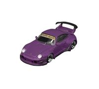 Macchinine in Metallo Pressofuso 1:64 Per Porsche RWB993 Viola Opaco Con Figura Modello Di Auto In Lega Pressofusa Serie Da Collezione Per Adulti Fan Sport Motoristici Corsa