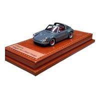 Macchinine in Metallo Pressofuso 1:64 Per Porsche Singer Targa Cement Gray Modello In Resina Per Simulazione Veicoli Collezione Di Librerie Per Interni Fan Sport Motoristici Corsa