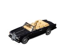 Macchinine in Metallo Pressofuso 1:64 Per Rolls-Royce Corniche Berlina In Lega A Due Porte Con Capote In Tela Modello Auto Ornamenti Stradali Pericolosi Fan Sport Motoristici Corsa(Black B)