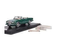 Macchinine in Metallo Pressofuso 1:64 Per Rolls-Royce Corniche IV Decappottabile Modello In Scala Retrò In Lega Con Capote In Tela Fan Sport Motoristici Corsa(Green)