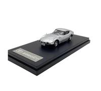 Macchinine in Metallo Pressofuso 1:64 Per Toyota 2000GT Classic Car Alloy Model Decoration Modello Realizzato Appositamente Per L'esposizione In Vetrina Fan Sport Motoristici Corsa(Silver)