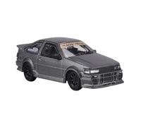 Macchinine in Metallo Pressofuso 1:64 Per Toyota AE86 Versione Modificata A Carrozzeria Larga Di Auto In Lega Travel Toys Bomboniera Per Festa Compleanno Fan Sport Motoristici Corsa(Gray)