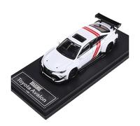 Macchinine in Metallo Pressofuso 1:64 Per Toyota Avalon Super Sports Car Modello Di Auto In Lega Collezione Auto Sportiva Collezione Bianco Verde Fan Sport Motoristici Corsa(White)