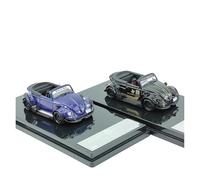 Macchinine in Metallo Pressofuso 1:64 Per Volkswagen Beetle Rwb Beetle Modello Auto Decappottabile In Lega In Scala Retrò Pressofuso Decorazione Fan Sport Motoristici Corsa(Black)