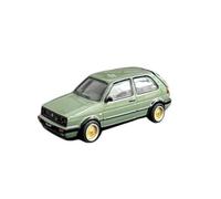 Macchinine in Metallo Pressofuso 1:64 Per Volkswagen Golf GTI Mk2 In Lega Verde Con Decorazione Modello Di Auto Pressofusa Collezione Di Auto Giocattolo Fan Sport Motoristici Corsa