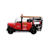 Macchinine in Metallo Pressofuso 1:72 Per Autopompa Antincendio Autopompa Ad Acqua Autocarro Con Scala Ornamenti In Metallo Modello Decorazione Fan Sport Motoristici Corsa(Red C)