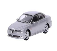 Macchinine in Metallo Pressofuso 1:87 Per Alfa Romeo Alfa 156 GTA 2002 Berlina Grigia In Resina Modello Auto Espositore Ornamenti Fan Sport Motoristici Corsa