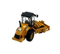 Macchinine in Metallo Pressofuso 1:87 Per Il Veicolo Simulazione In Lega Del Compattatore Del Terreno Con Tamburo Vibrante Rullo Stradale Cat CP-563E (B) Fan Sport Motoristici Corsa