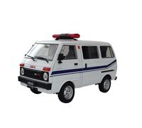 Macchinine in Metallo Pressofuso Collezione Di Modelli Di Auto In Lega TJ110 Per Furgone Daihatsu Furgone Della Polizia Corriere Sicurezza Pubblica 1/18 Fan Sport Motoristici Corsa(White A)