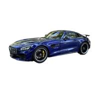Macchinine in Metallo Pressofuso Decorazione Dell'area Di Lavoro In Lega 1/18 Per Il Modello Berlina Classica In Scala Grande Mercedes-Benz AMG GTR2019 Fan Sport Motoristici Corsa(Blue)