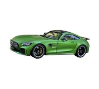 Macchinine in Metallo Pressofuso Decorazione Dell'area Di Lavoro In Lega 1/18 Per Il Modello Berlina Classica In Scala Grande Mercedes-Benz AMG GTR2019 Fan Sport Motoristici Corsa(Green)