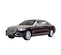 Macchinine in Metallo Pressofuso Modello Auto In Lega In Scala 1/24 Per Mercedes-Benz Maybach S680 Con Ornamenti Per La Funzione Assorbimento Degli Urti Fan Sport Motoristici Corsa(Brown)